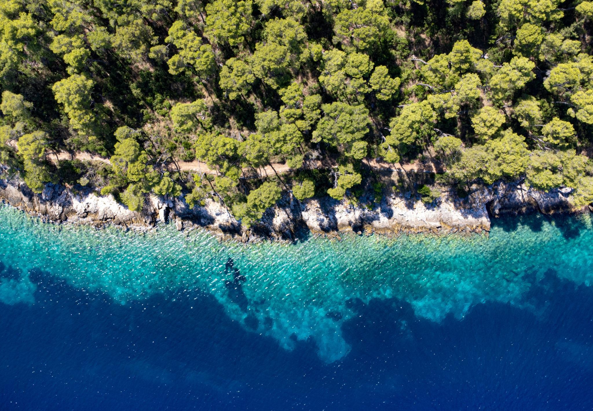 Ciovo Island aerial